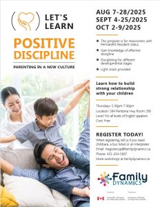 POSITIVE DISCIPLINE- PARENTING IN A NEW CULTURE