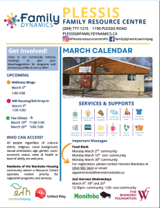 Plessis Community Family Resource Centre Brochure PDF