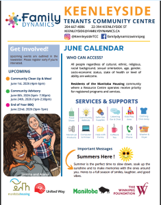 Keenleyside Tenants Community Centre Brochure PDF