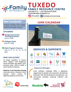 Tuxedo Family Resource Centre Brochure PDF