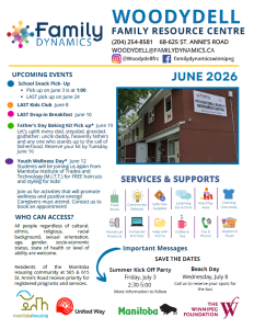 Woodydell/St. Anne’s Family Resource Centre Brochure PDF