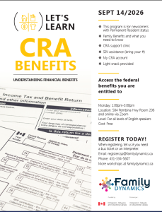 CRA BENEFITS