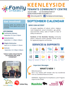 Keenleyside Tenants Community Centre Brochure PDF