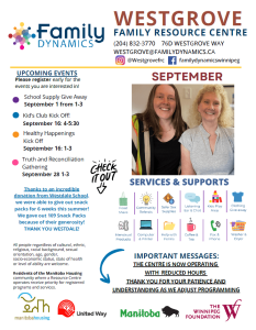 Westgrove Family Resource Centre Brochure PDF