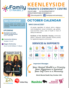 Keenleyside Tenants Community Centre Brochure PDF